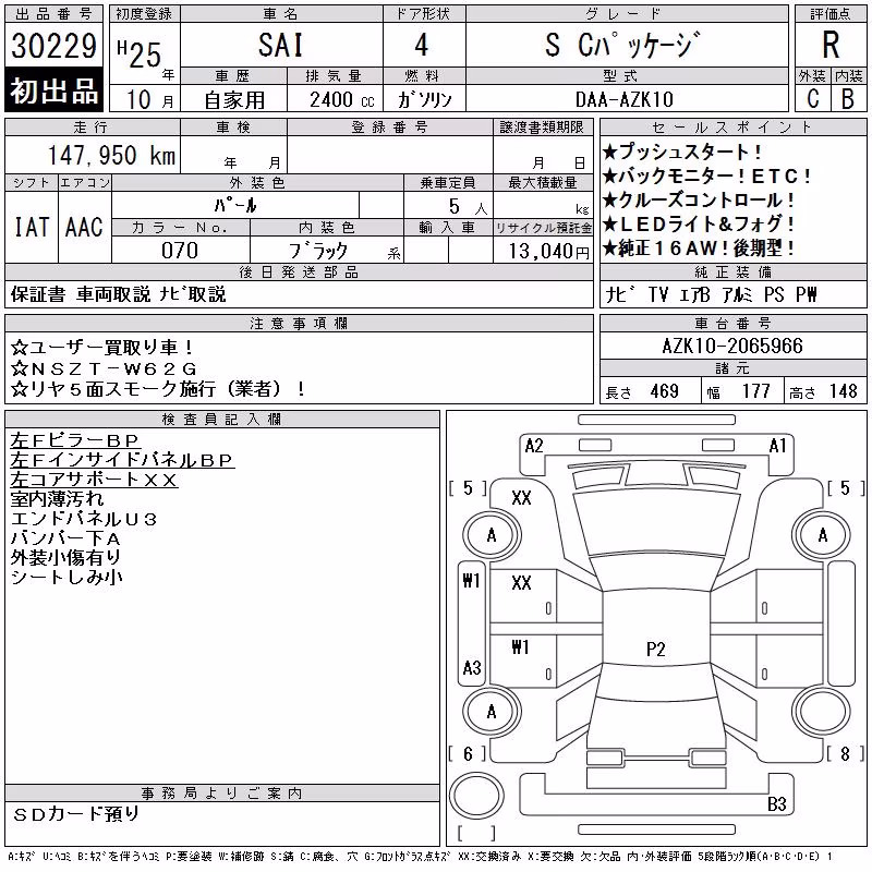 TOYOTA SAI
