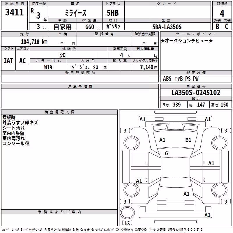 DAIHATSU MIRA E:S