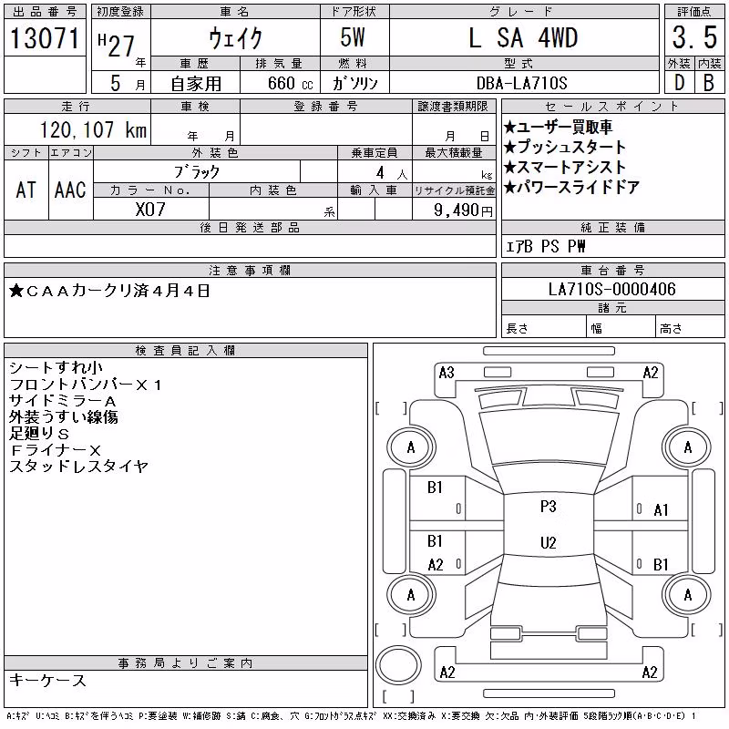 DAIHATSU WAKE
