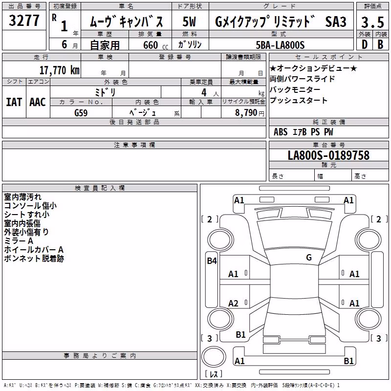 DAIHATSU MOVE CANBUS
