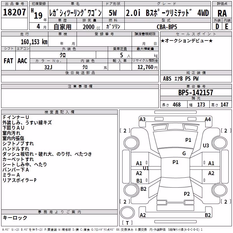 SUBARU LEGACY