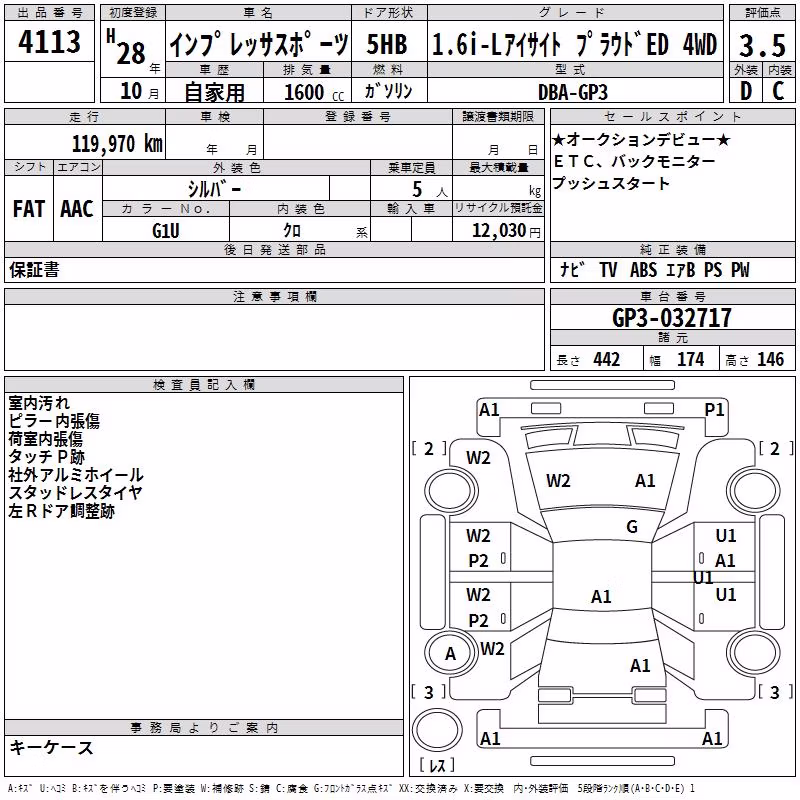 SUBARU IMPREZA