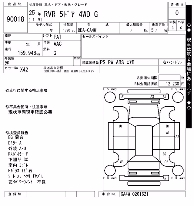 MITSUBISHI RVR