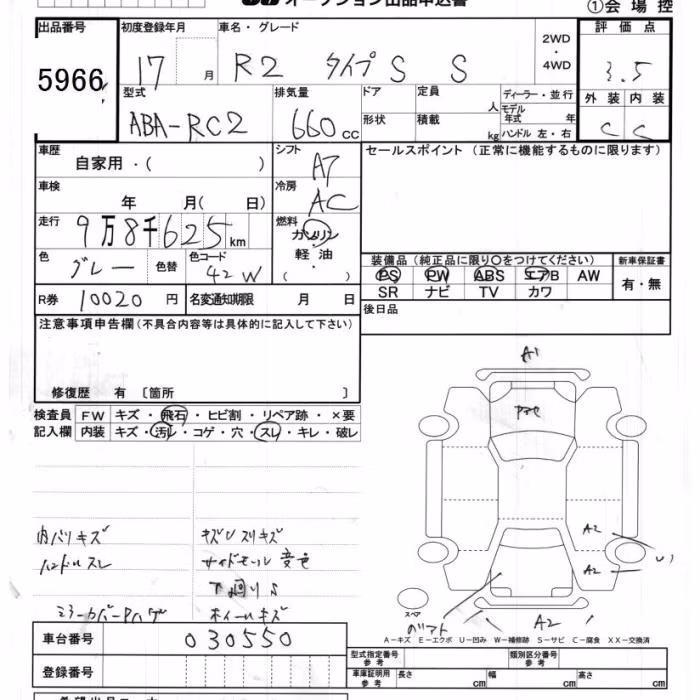 SUBARU R2