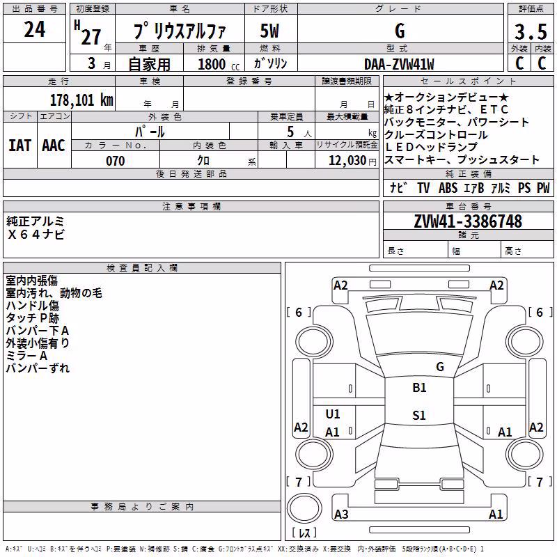 TOYOTA PRIUS ALPHA