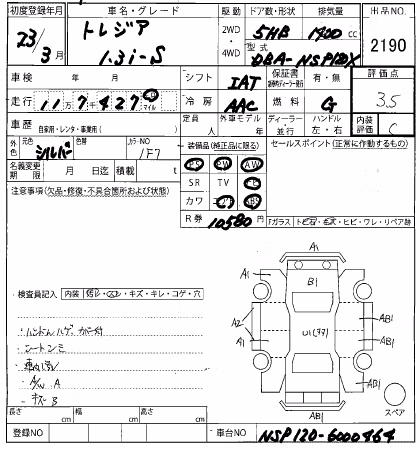 SUBARU TREZIA