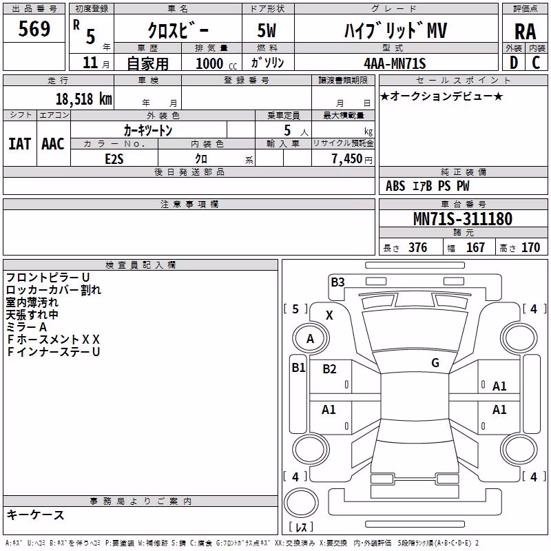SUZUKI XBEE