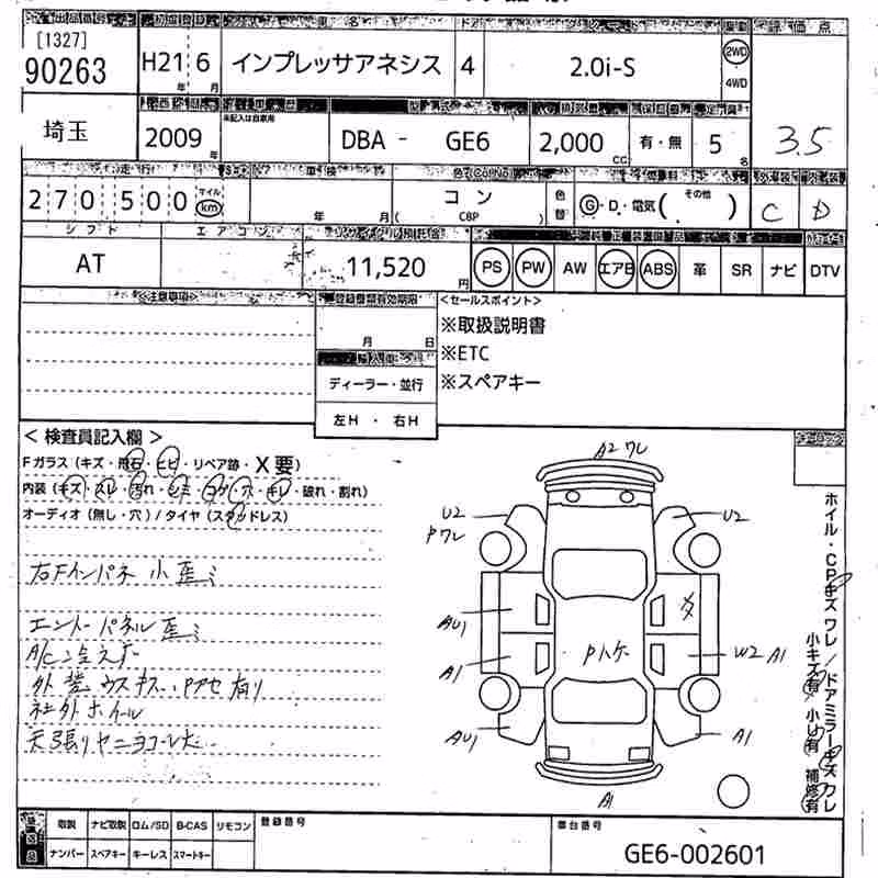 SUBARU IMPREZA