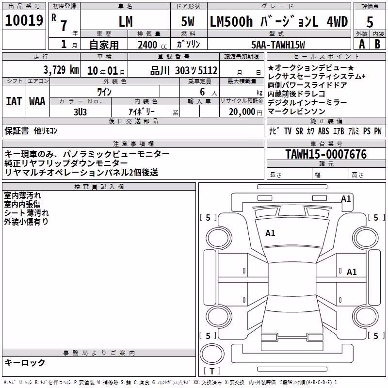 LEXUS LM500H