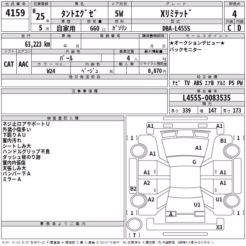 DAIHATSU TANTO EXE