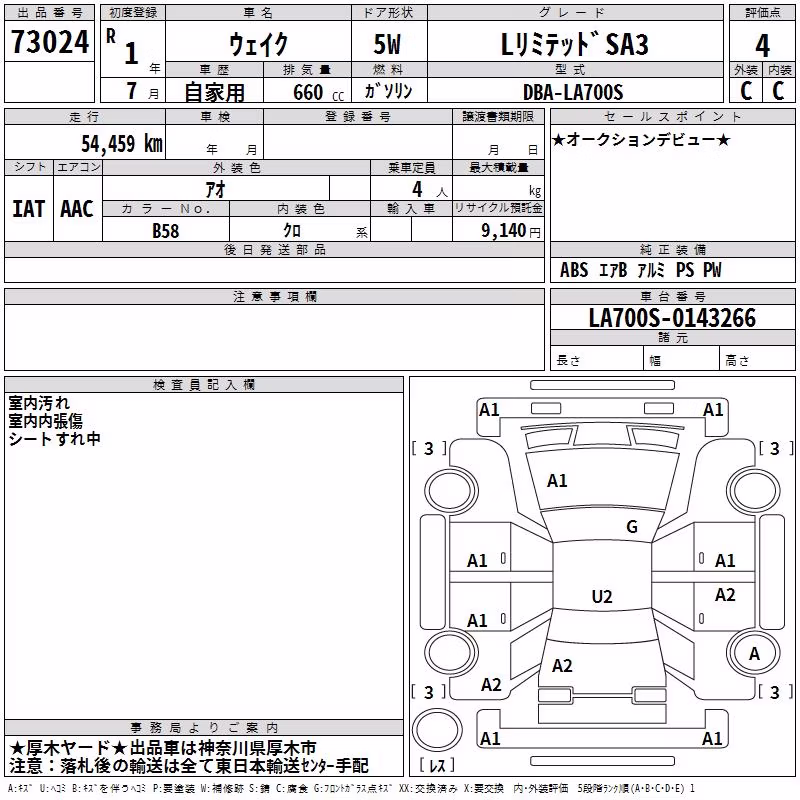 DAIHATSU WAKE