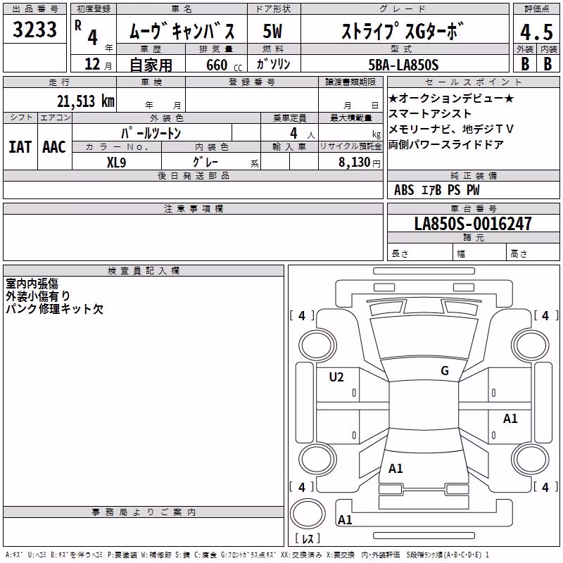 DAIHATSU MOVE CANBUS