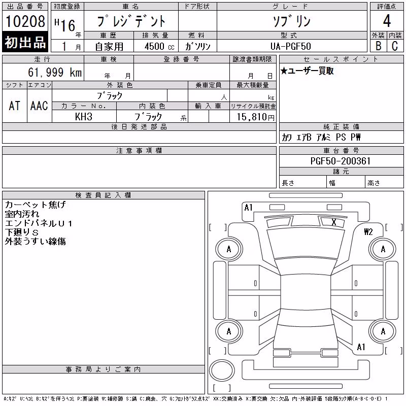 NISSAN PRESIDENT