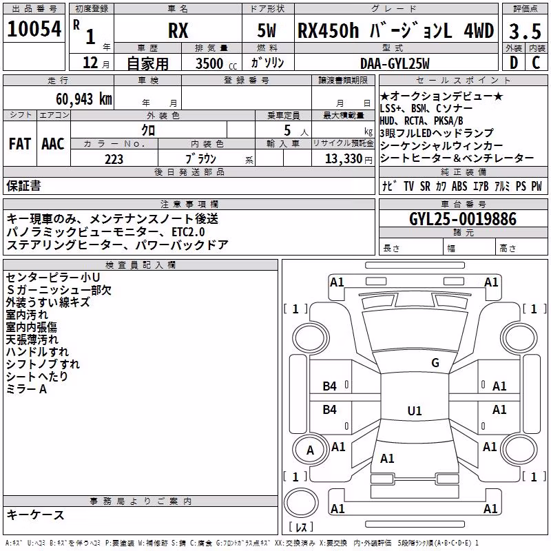LEXUS RX450H