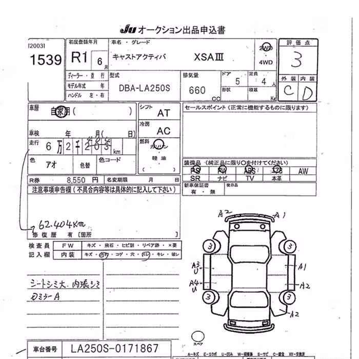 DAIHATSU CAST