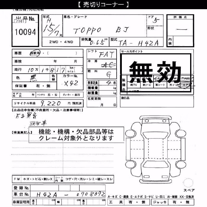 MITSUBISHI TOPPO BJ