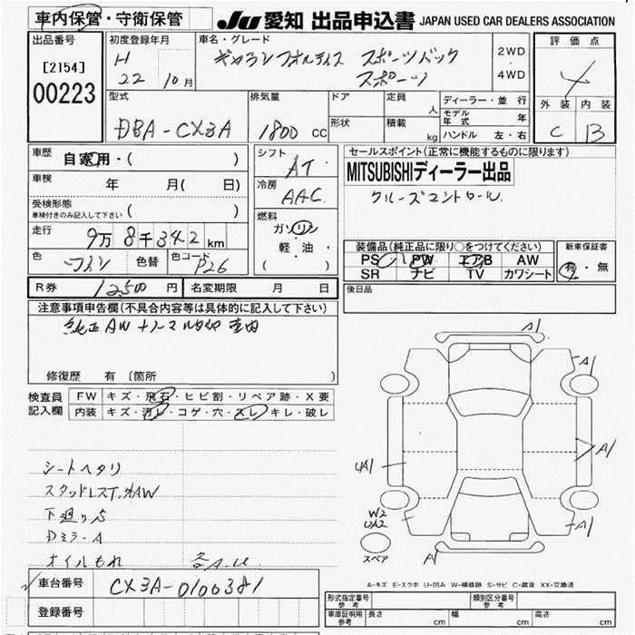 MITSUBISHI GALANT FORTIS