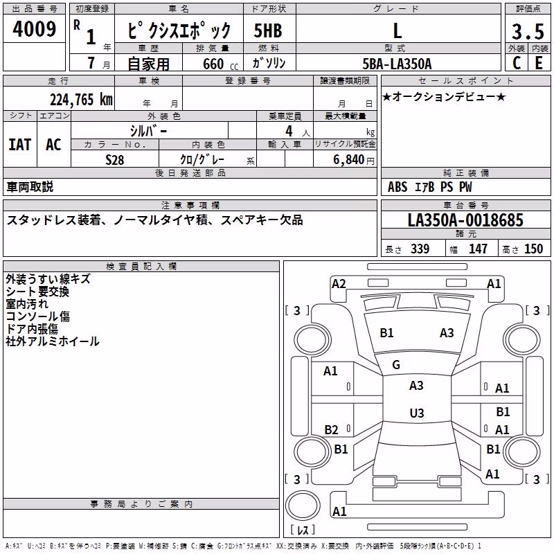TOYOTA PIXIS EPOCH