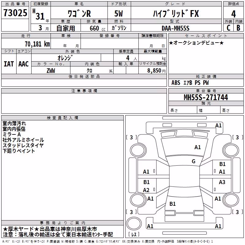 SUZUKI WAGON R