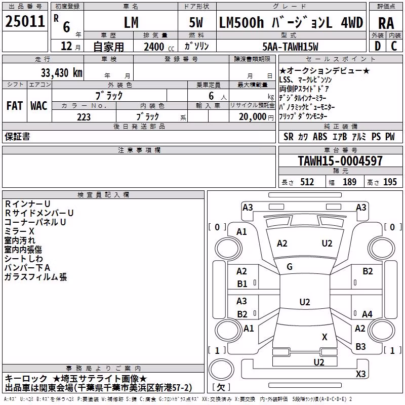 LEXUS LM500H