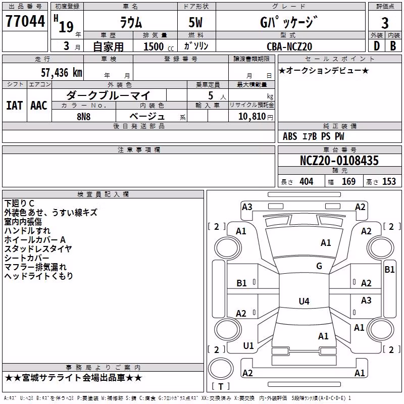 TOYOTA RAUM