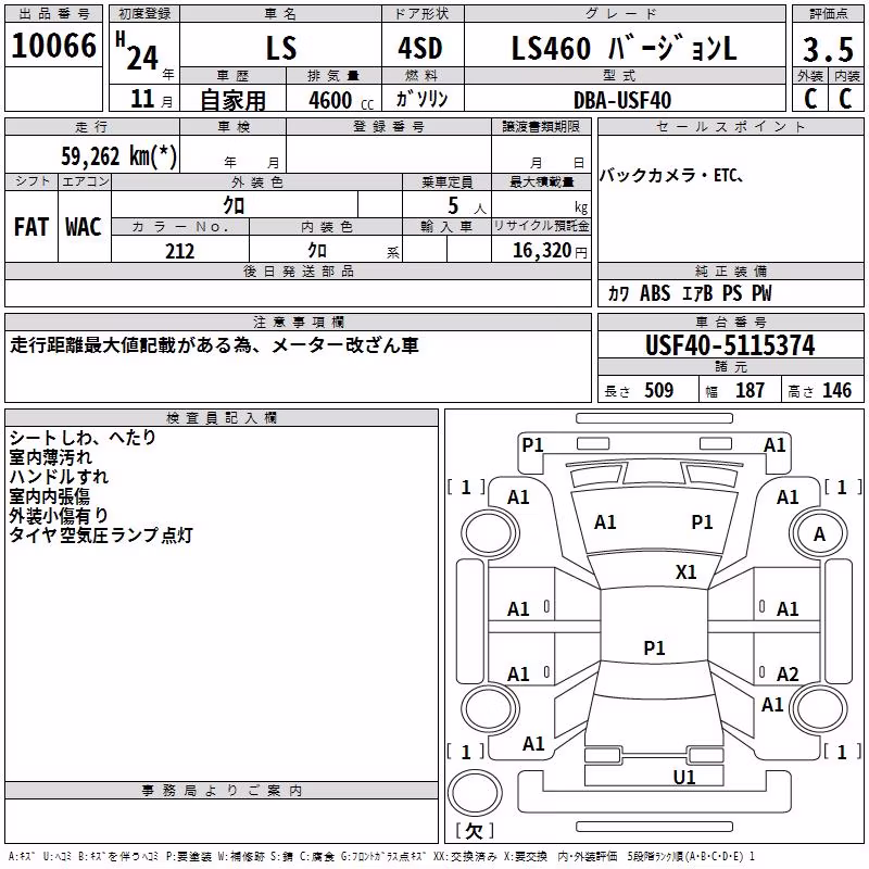 LEXUS LS460