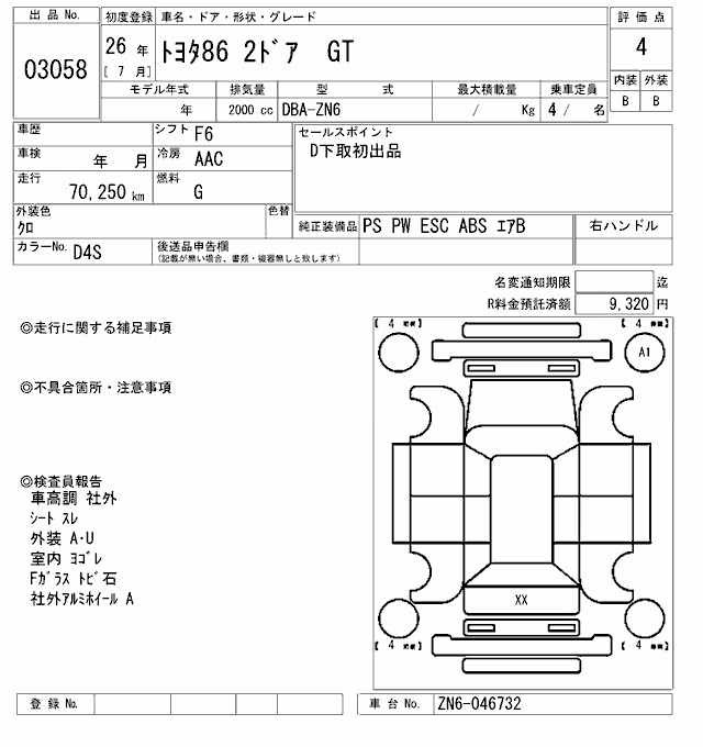 TOYOTA GT 86