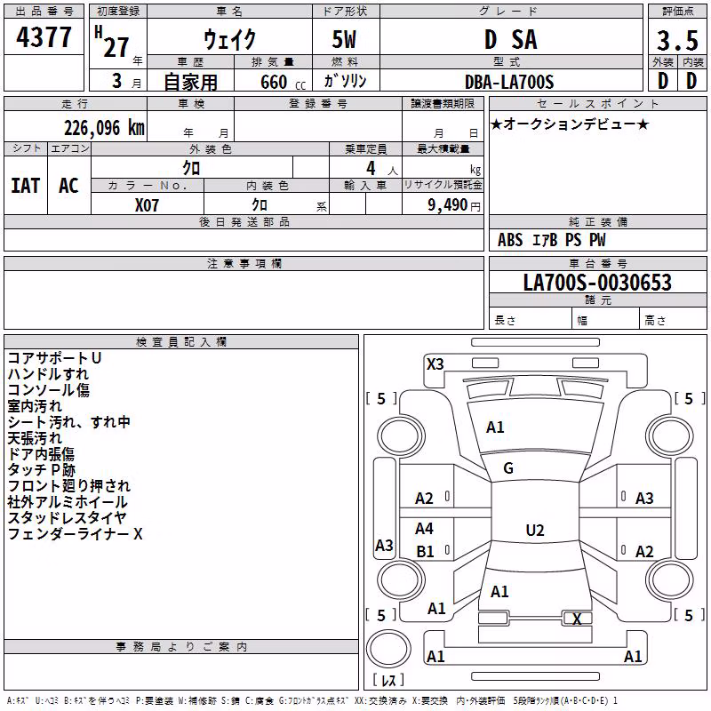 DAIHATSU WAKE