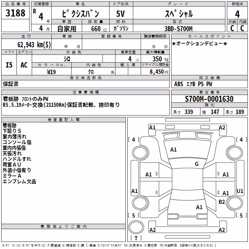 TOYOTA PIXIS VAN
