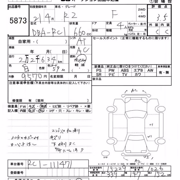 SUBARU R2