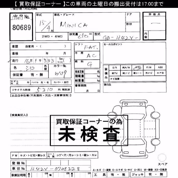 MITSUBISHI MINICA