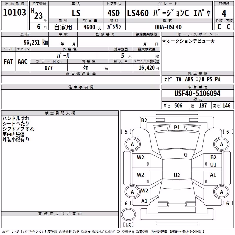 LEXUS LS460