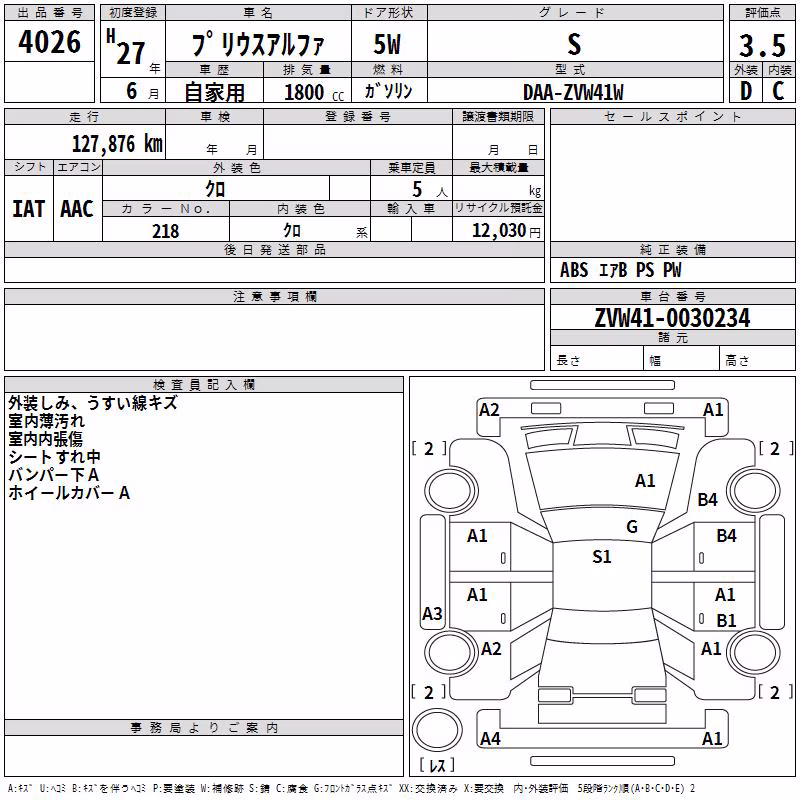TOYOTA PRIUS ALPHA