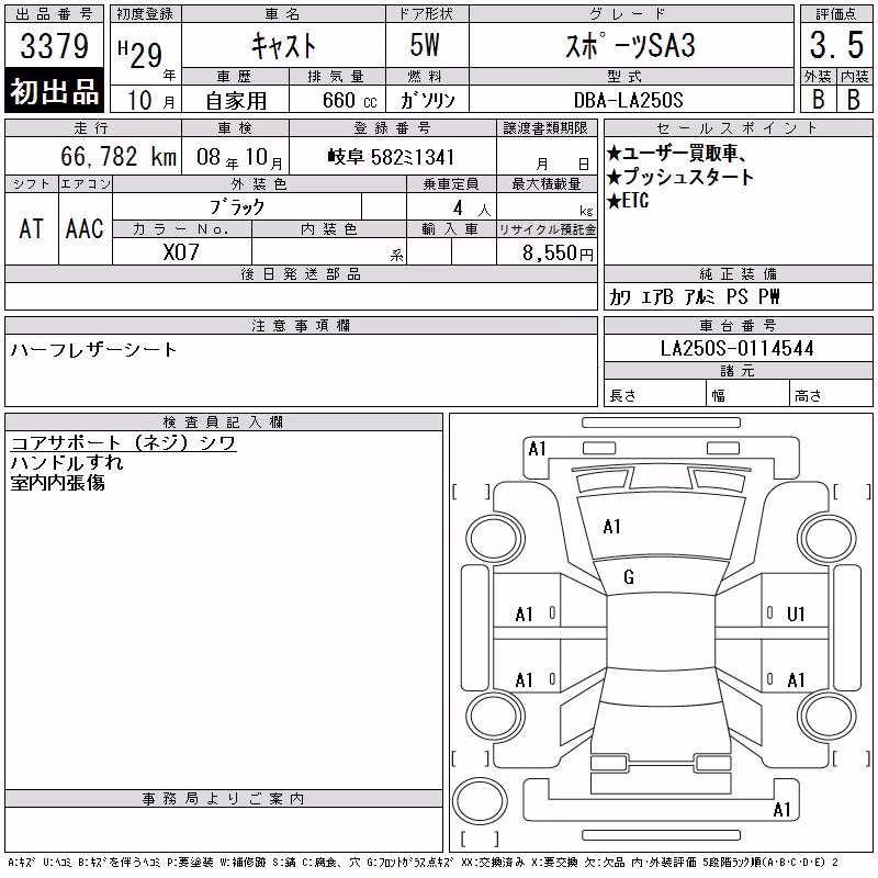 DAIHATSU CAST