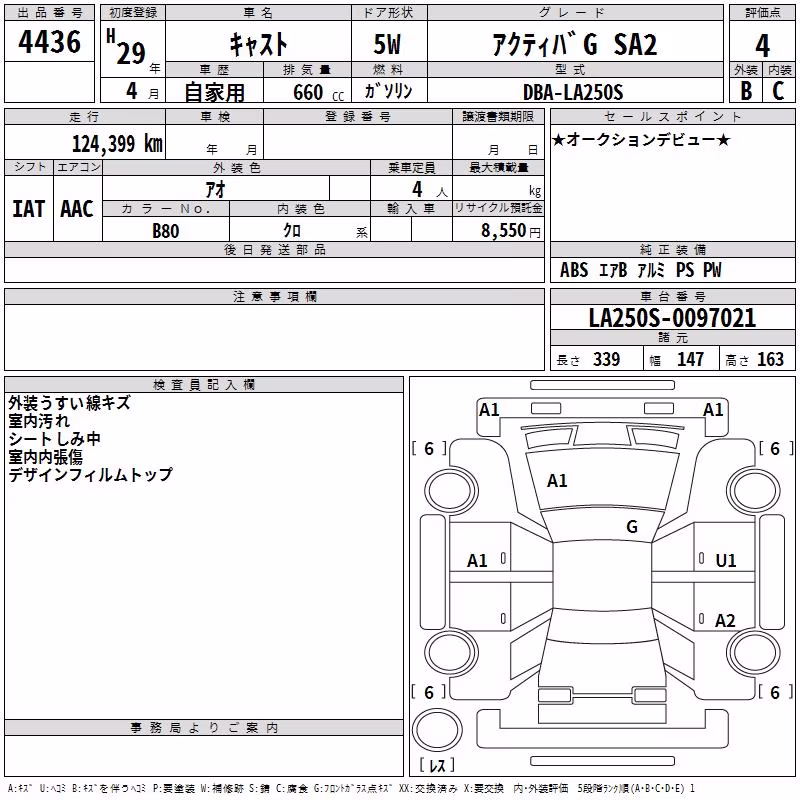 DAIHATSU CAST