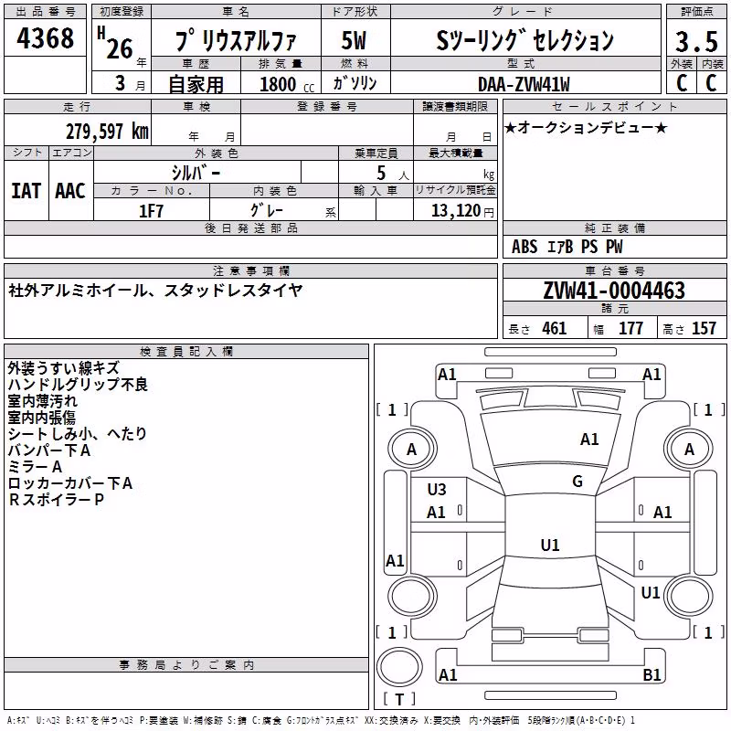 TOYOTA PRIUS ALPHA