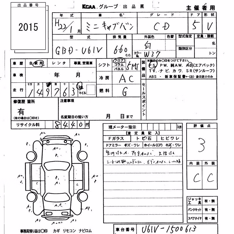 MITSUBISHI MINICAB