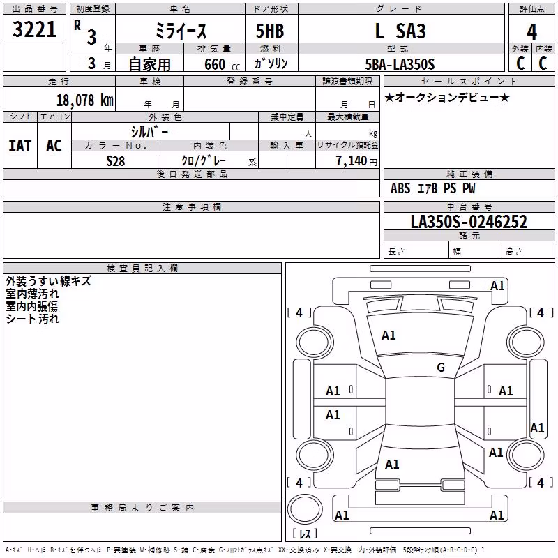 DAIHATSU MIRA E:S