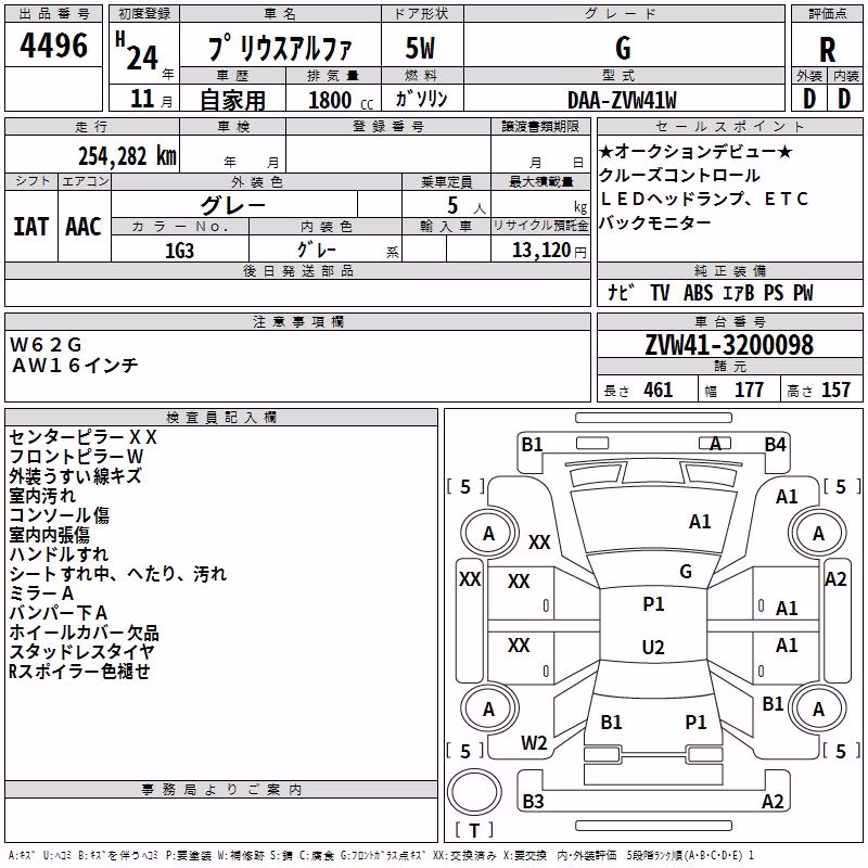 TOYOTA PRIUS ALPHA
