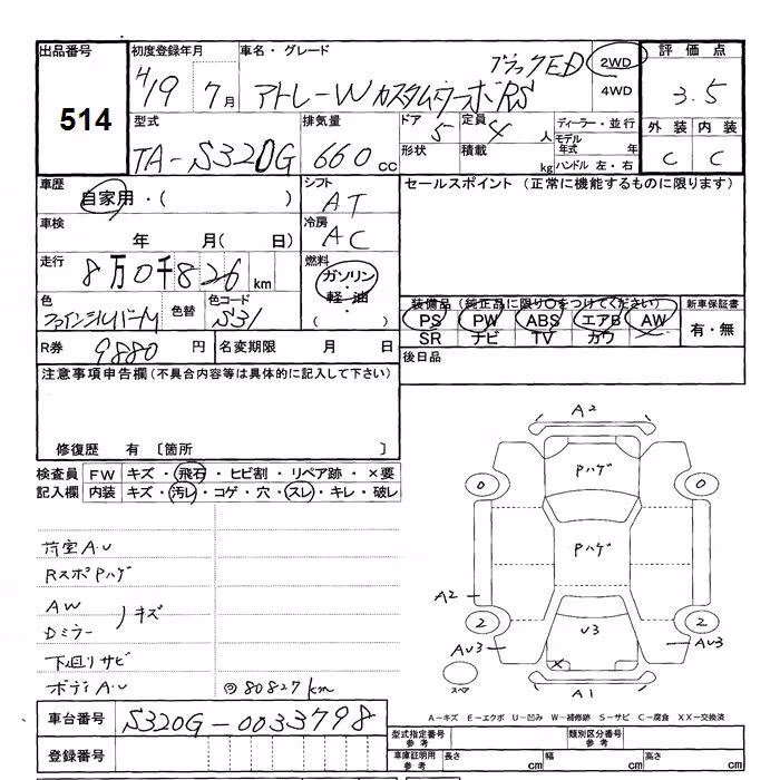 DAIHATSU ATRAI