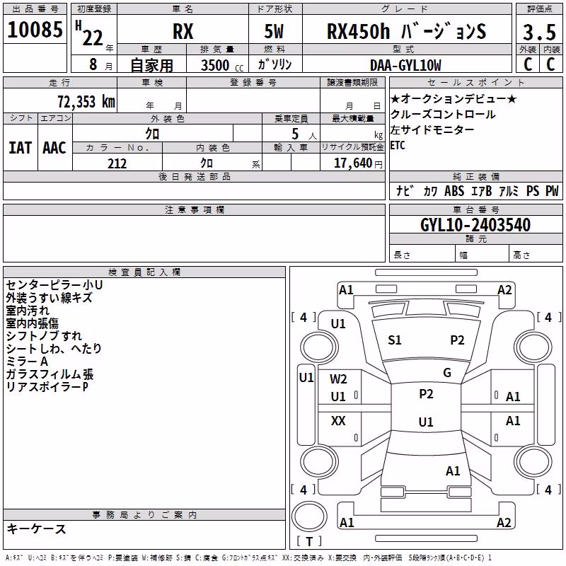LEXUS RX450H