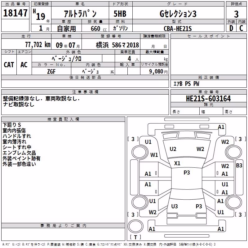 SUZUKI ALTO LAPIN