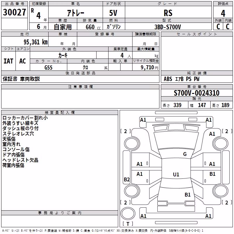 DAIHATSU ATRAI