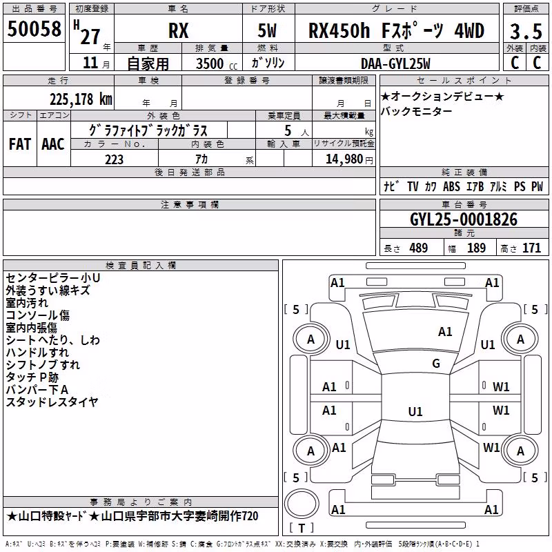 LEXUS RX450H