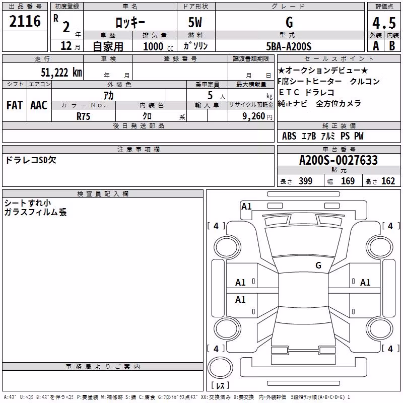 DAIHATSU ROCKY