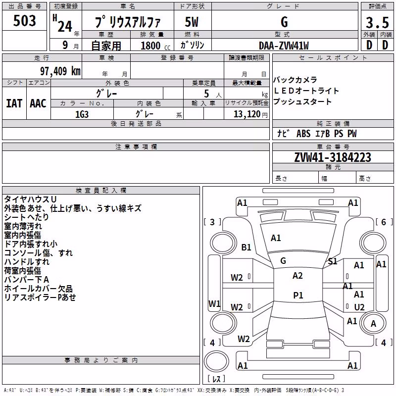 TOYOTA PRIUS ALPHA