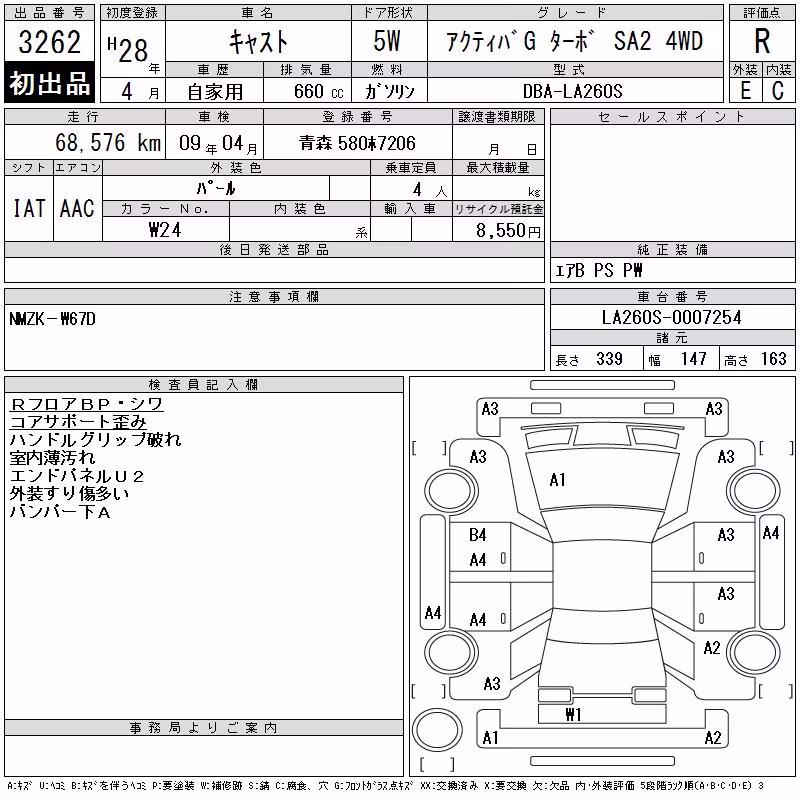DAIHATSU CAST