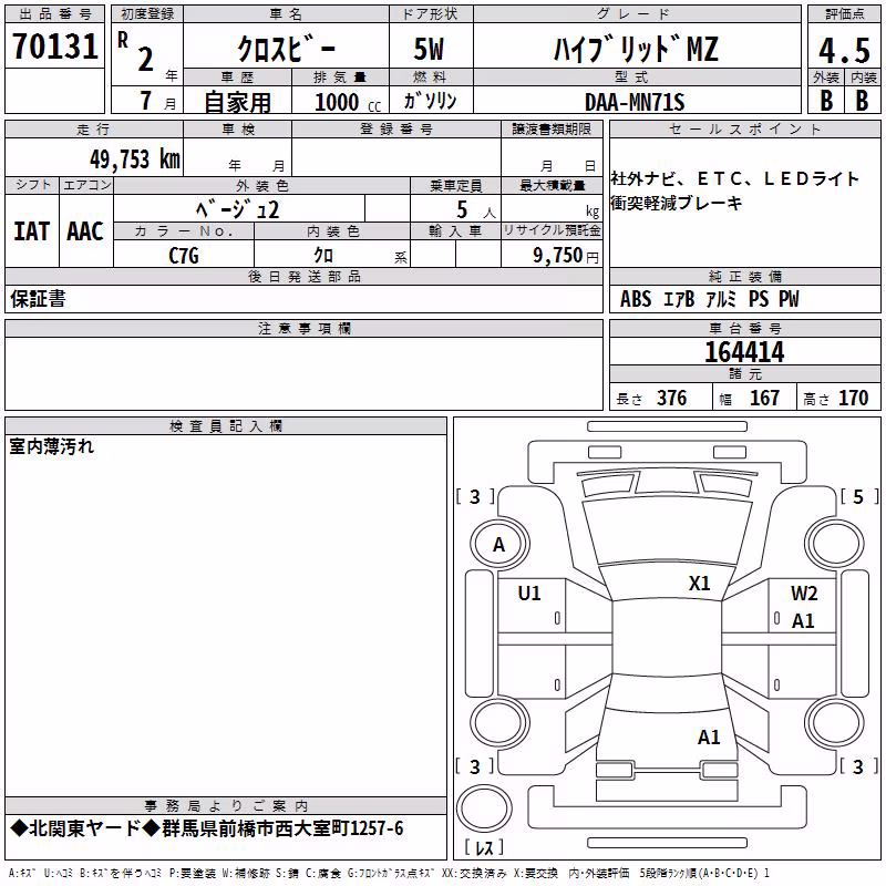SUZUKI XBEE
