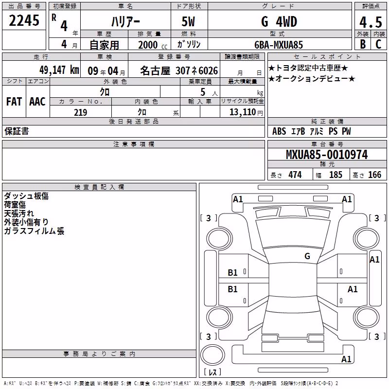 TOYOTA HARRIER