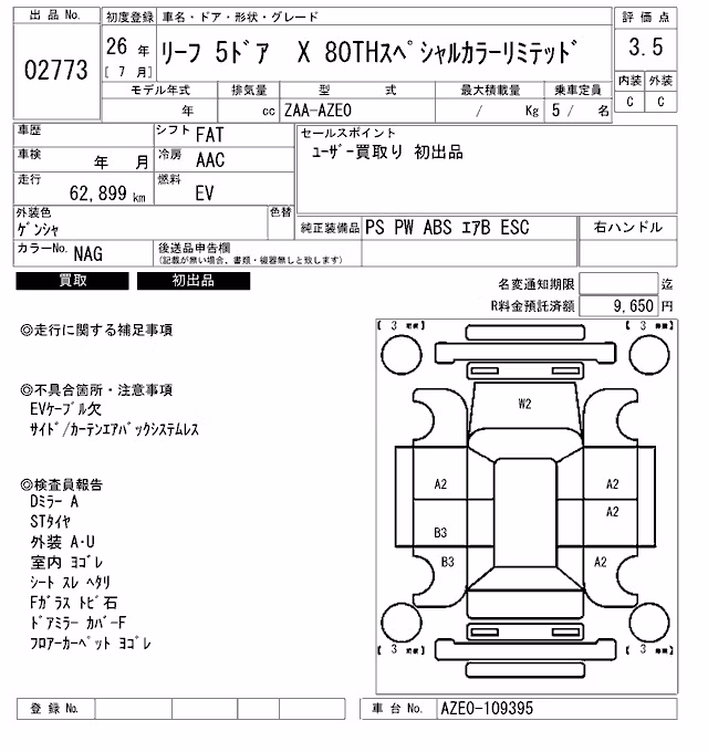 NISSAN LEAF